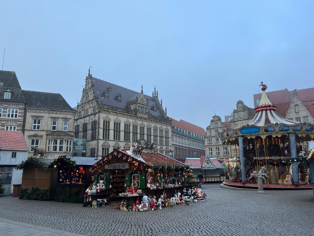 Plaza central de Bremen en navidad Bremen