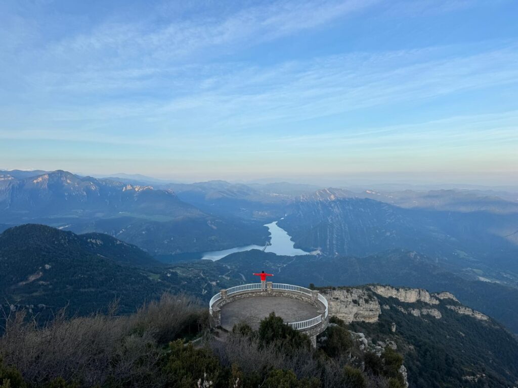 Fons en el mirador de la Figuerassa Ruta por el Berguedà