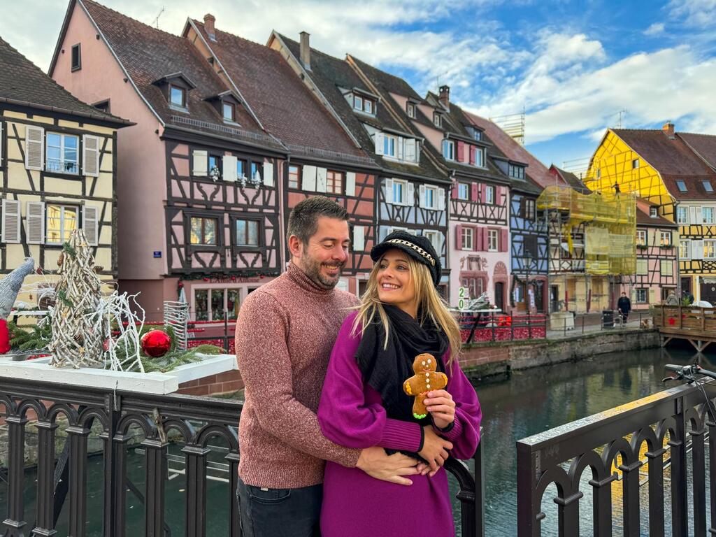Fons y Leila en Colmar Colmar en Navidad