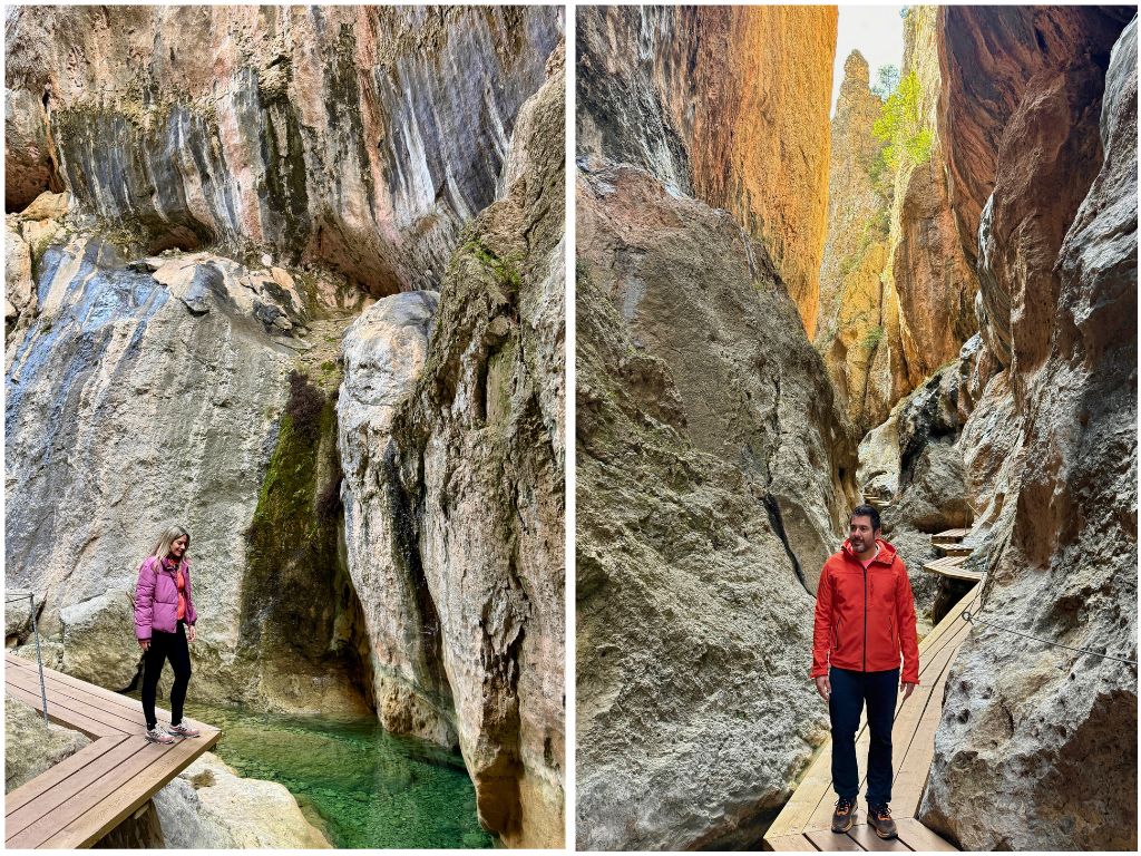 Paisajes de las pasarelas de Beceite
