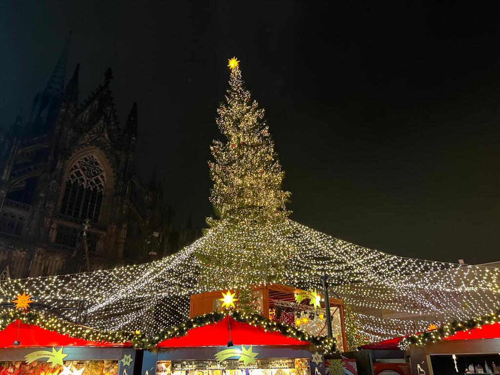 mercado navideño en la catedral de Colonia Mercado de Colonia